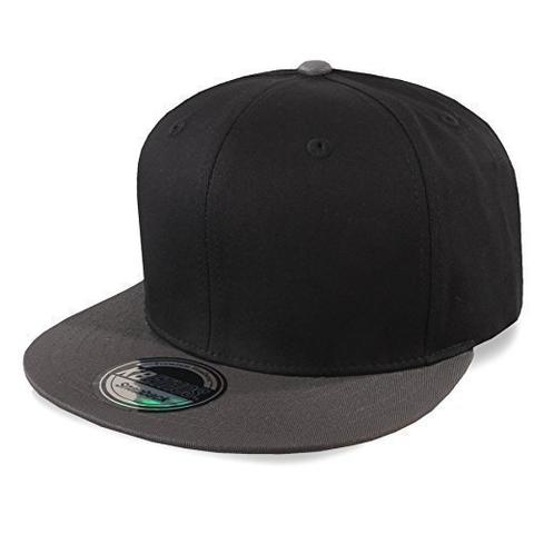 Schwarz-graue Snapback Cap - (Kleidung, Erwachsene, Cap)