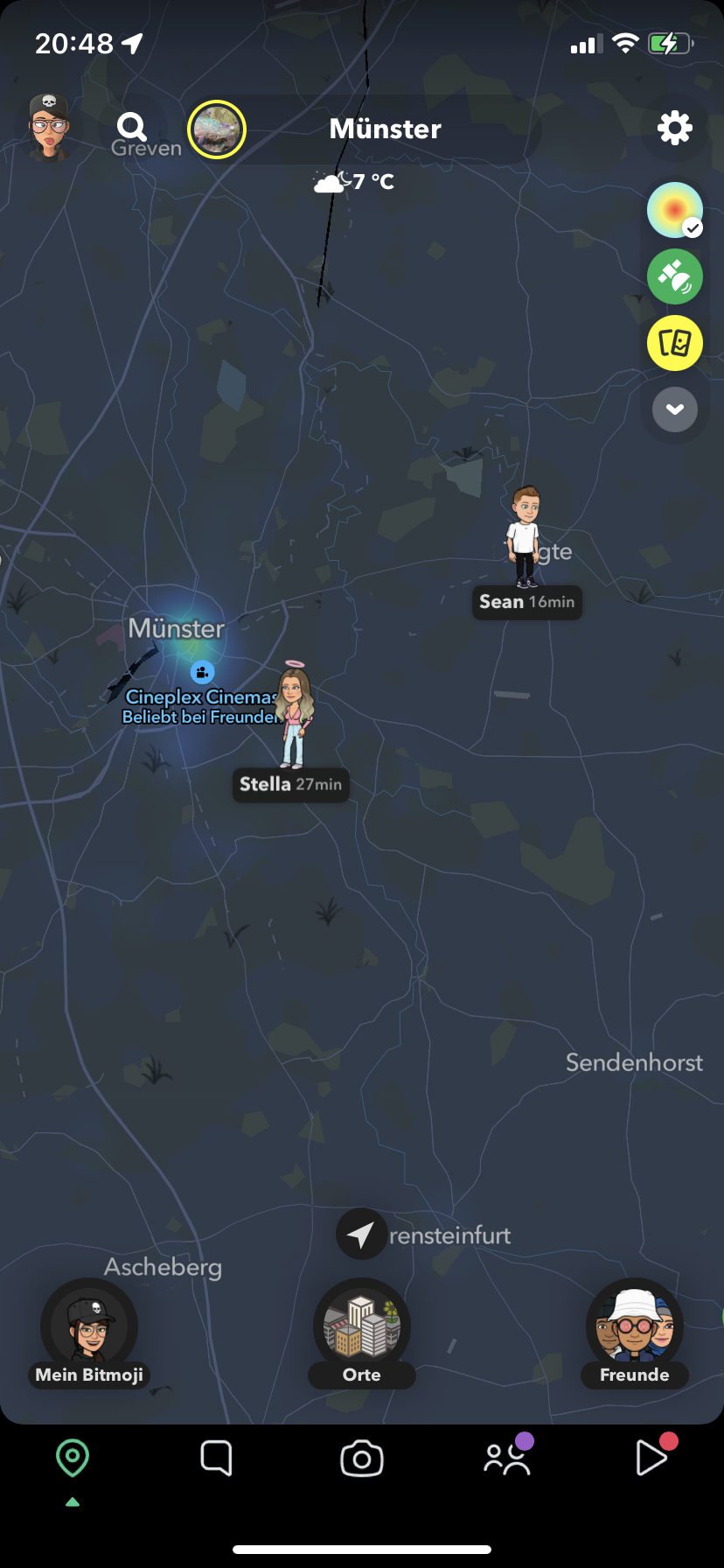 Snapmap Example Snapchat snapmap? (App, Instagram)