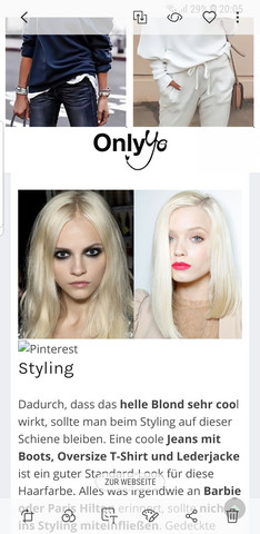 sehen platinblond haare gut aus