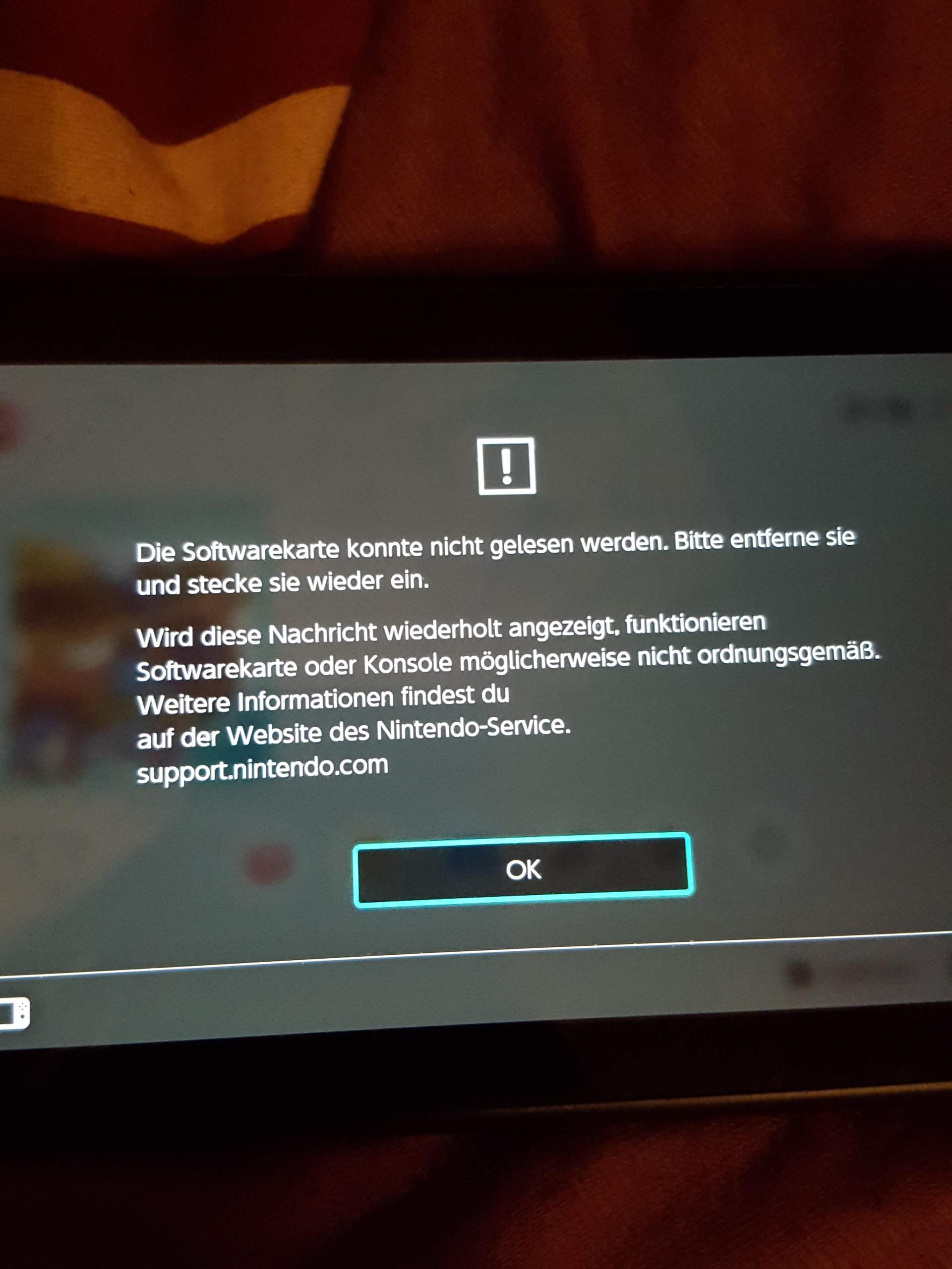 Software kann nicht gelesen werden von der Switch? (Computer, Technik