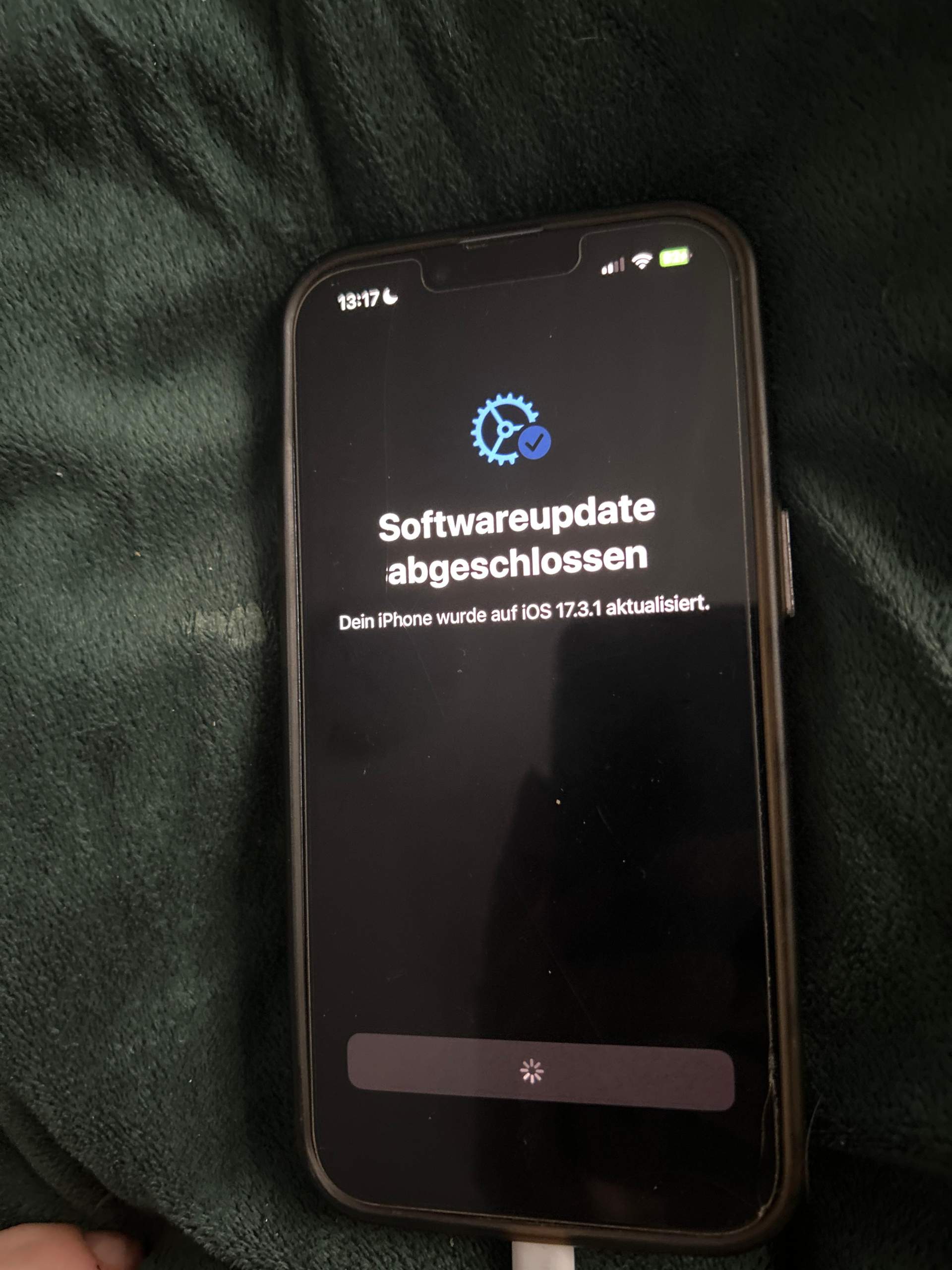 Software Update abgeschlossen, nun hängt es? (Apple, iPhone, iOS)