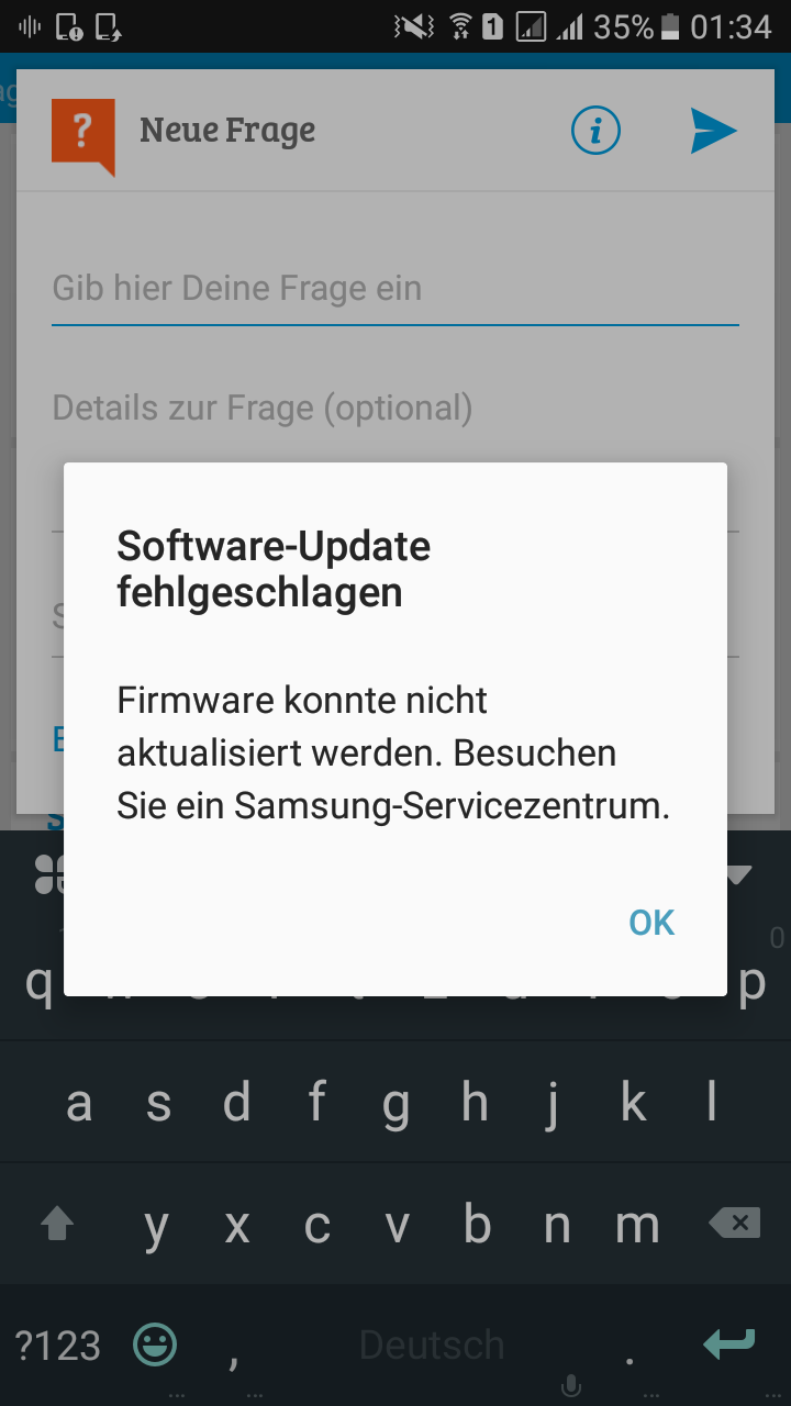 Samsung Software Update Diese Funktion Ist Nicht Verfügbar