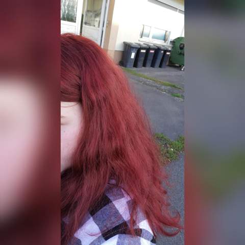 Sind solche roten Haare okay?