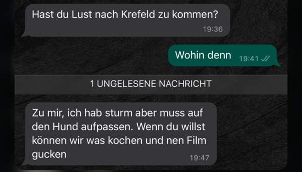 Sollte ich das machen?1.Date?