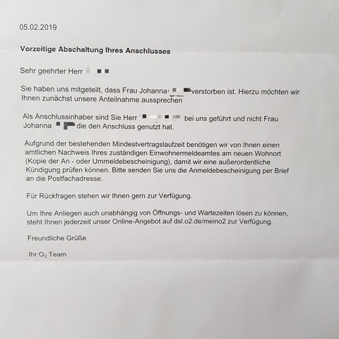 Sonderkundigung Bei O2 Wer Hat Recht Vertrag Kundigung