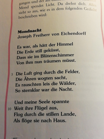Joseph eichendorff gedicht mondnacht von Mondnacht (Eichendorff)
