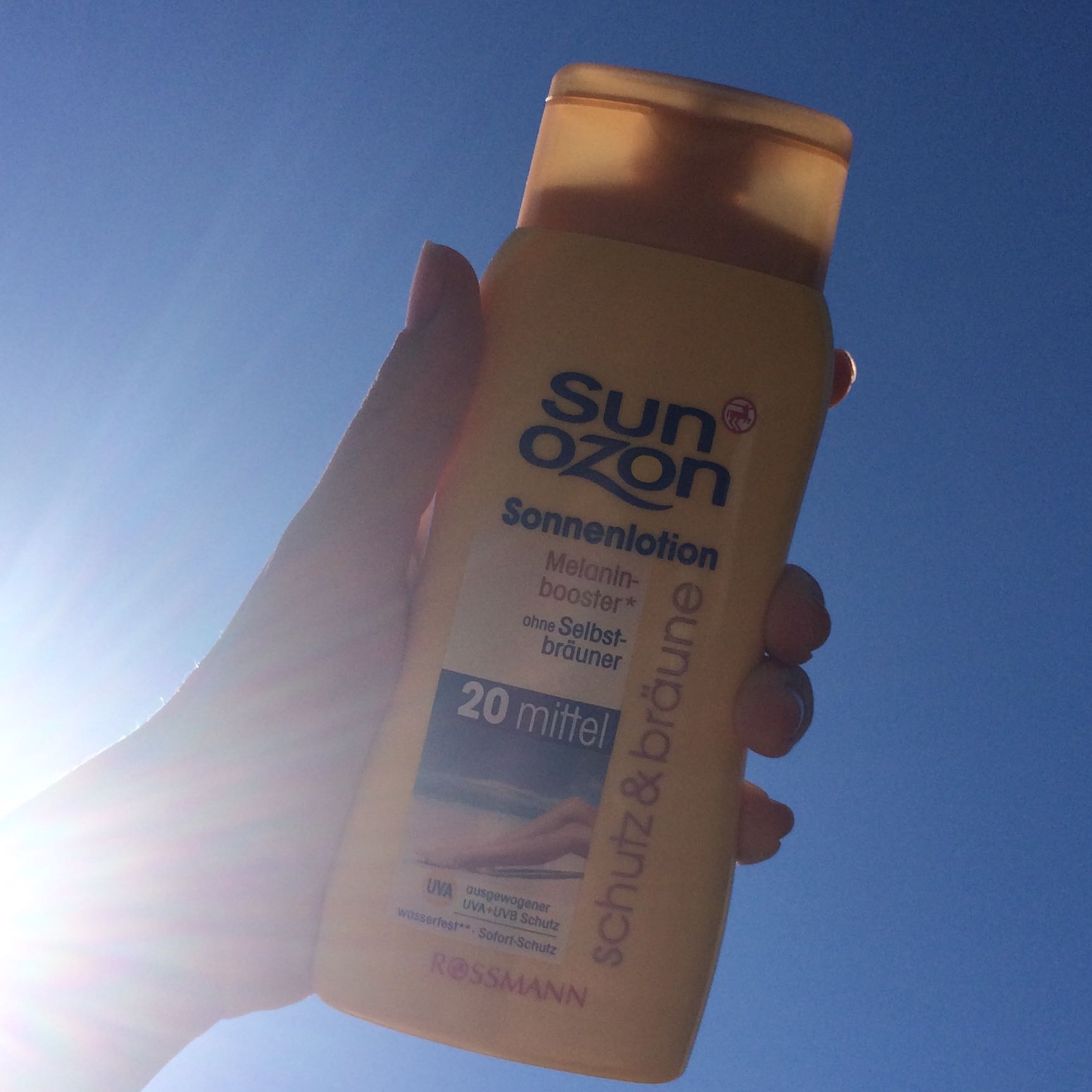Sonnencreme auf das Gesicht?