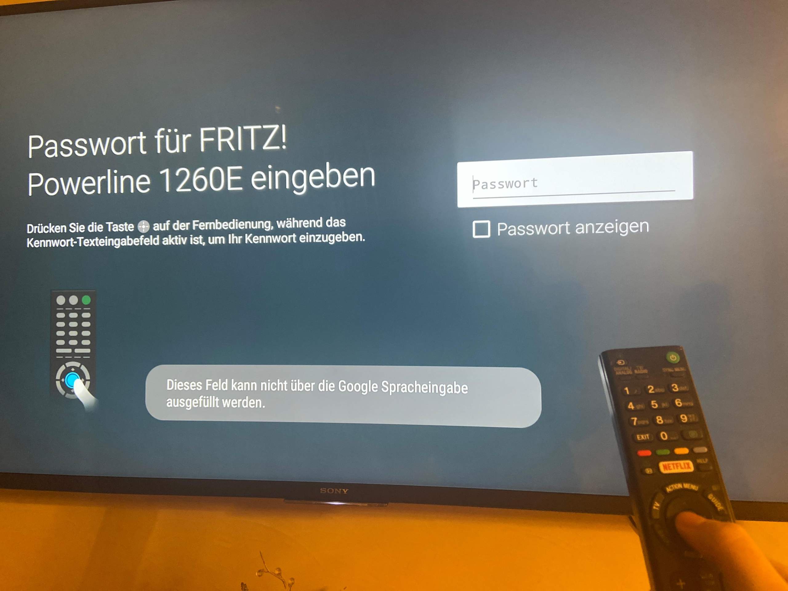 Sony Fernseher Verbindet Sich Nicht Mit Wlan Sony android TV tastatur bei wlan geht nicht? (Fernseher)