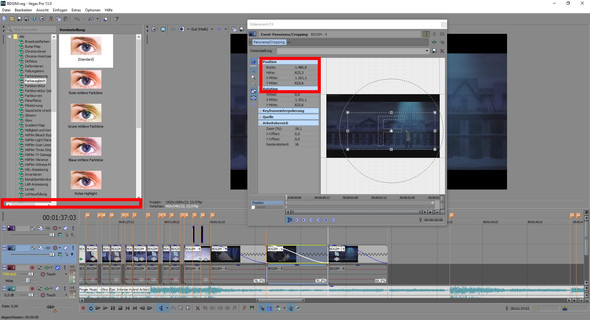 sony vegas pro 13 - (Funktion, Sony Vegas, Leiste)