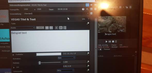 Sony Vegas Qualitat Der Untertitel Verbessern Die Sind Bei Mir Sehr Unklar Unten Seht Ihr Ein Bild Computer Technik Technologie