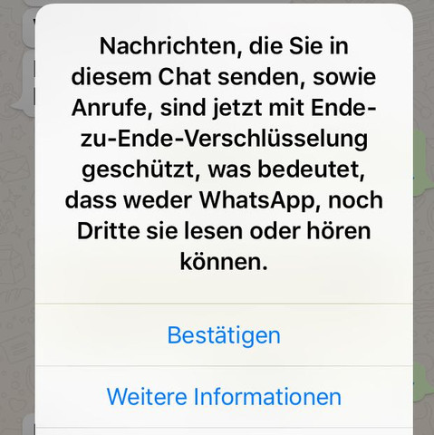 Sos gjbv  - (WhatsApp, Verschlüsselung)