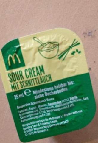 Sour Cream aus MCs in Supermärkten kaufen?