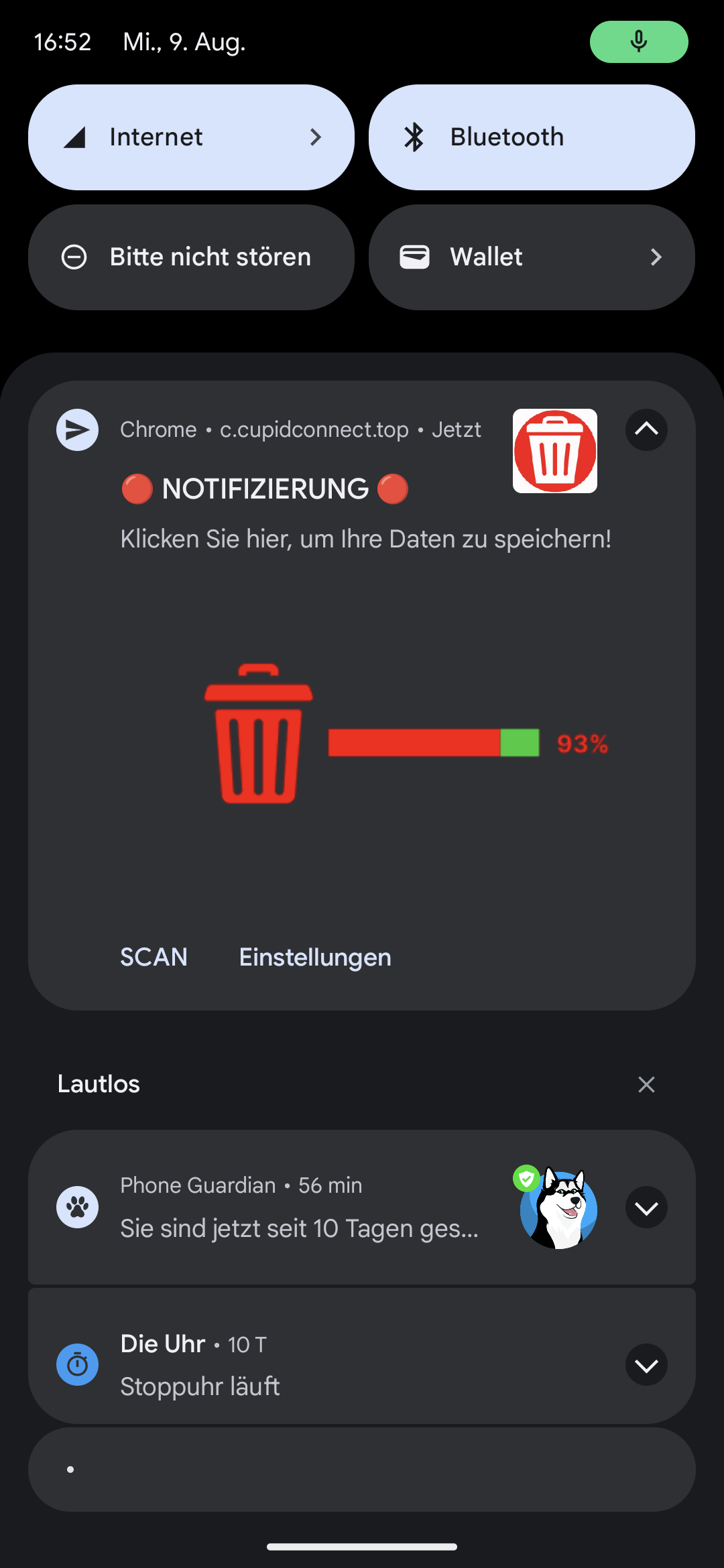 Spam Benachrichtigungen loswerden? (App, Android, Google)