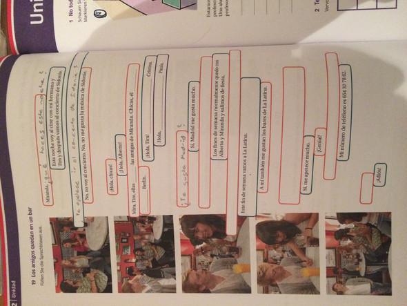 Spanisch Sprechblasen Ausfullen Computer Ubungen