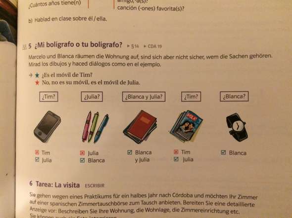 Spanisch Unbetonte Possessivpronomen Computer