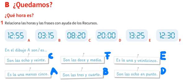 [Spanisch] Wann „Son las…“ und wann „Es la…“ -> Uhrzeit?