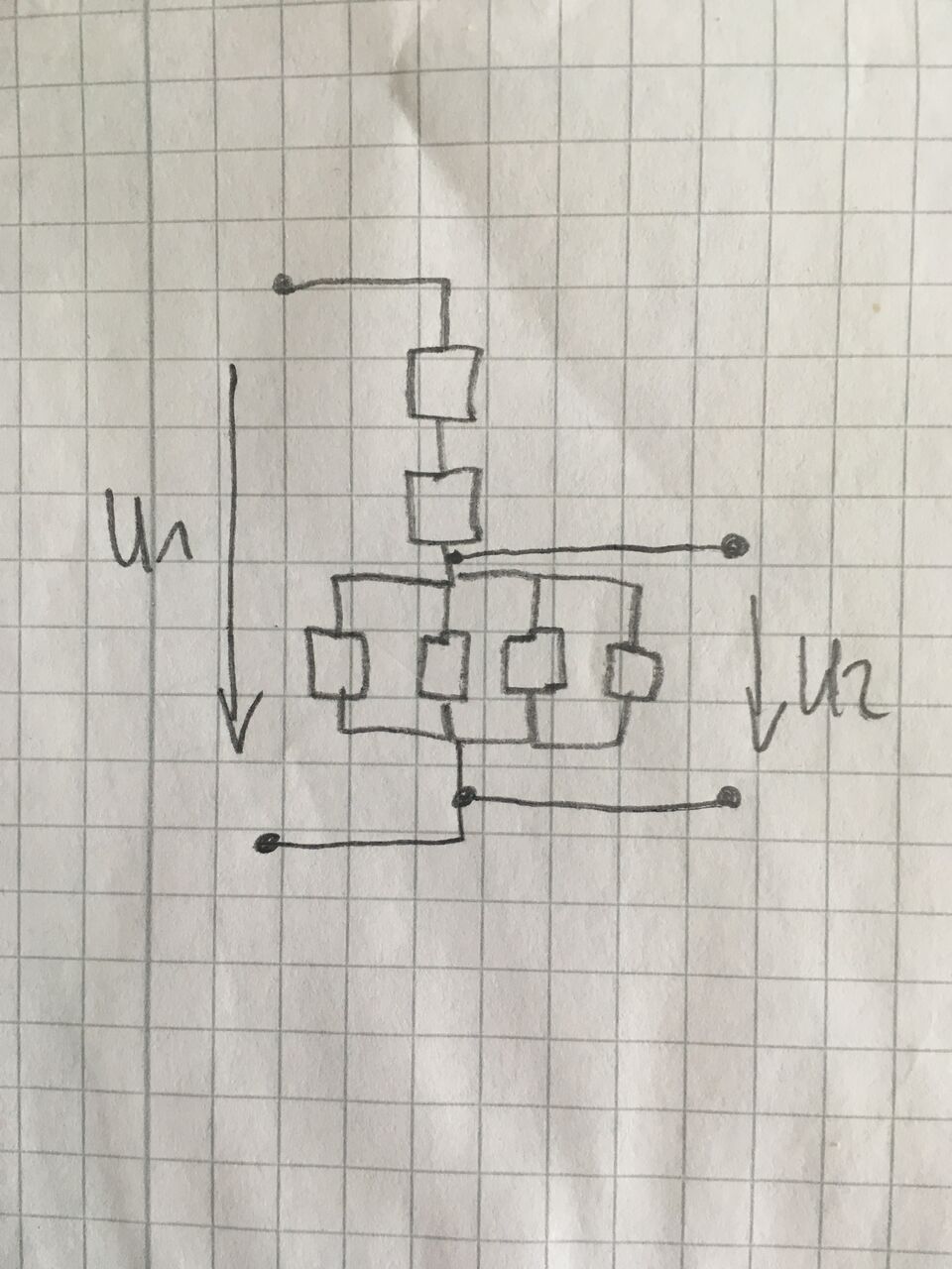 Spannungsteiler im Verhältnis 1/9, wie sieht die schaltung ...