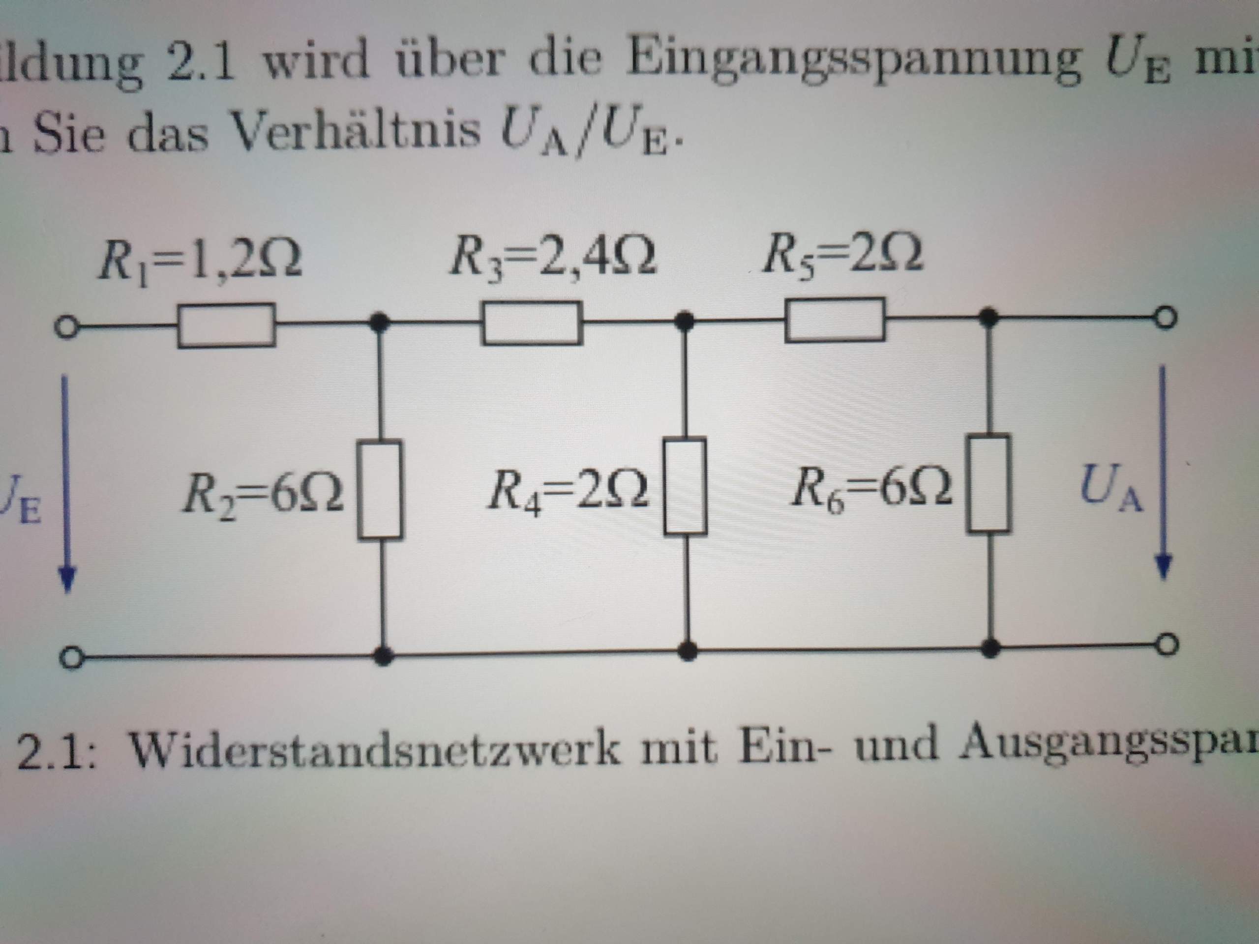 Spannungsverhältnis berechnen? (Physik, Elektrotechnik, Spannung)