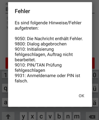 Sparkasse App Pin Funktioniert Nicht Handy Geld Smartphone