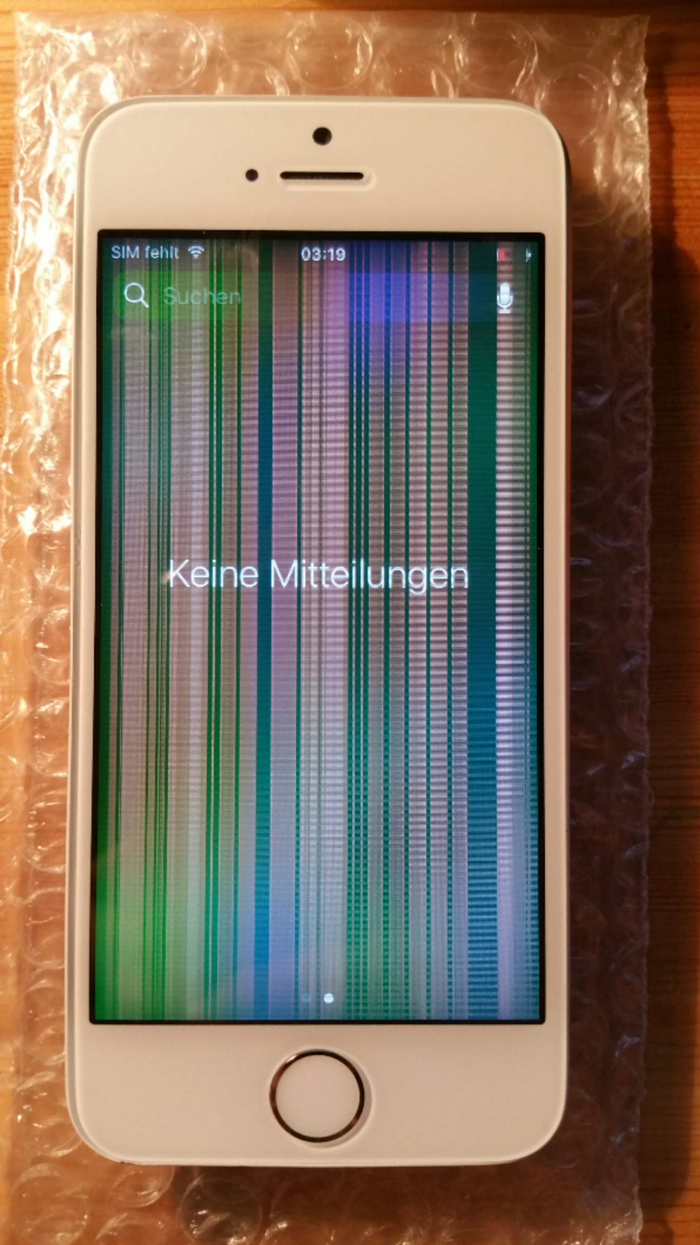 Sporadische Streifen auf iPhone 5s Display? (Apple)