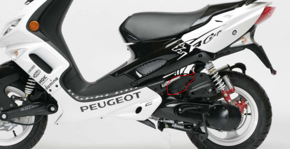 Das gesuchte Teil vom Peugeot Speedfight 2 - (Roller, speedfight 2)
