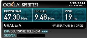 Bisher höchste Geschwindigkeit - (Computer, Internet, Speedtest)