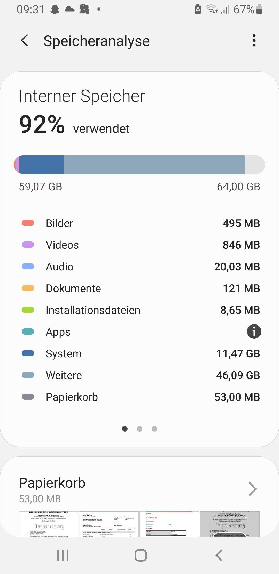 Speicher voll, aber keine Ahnung womit? (Samsung, Samsung Galaxy