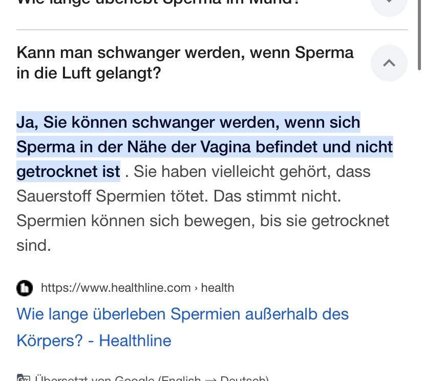 spermien in der luft? (Männer, Sperma)