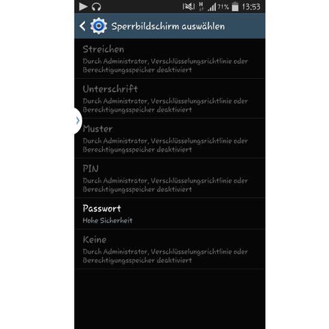 Sperrbildschirm Komisch Samsung Android Note 3