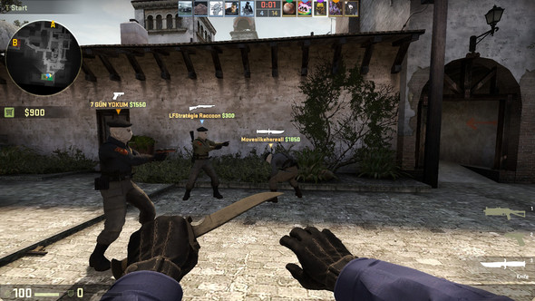 Hier sieht man 2 mal Orange/helleres Orange - (csgo, Hack, competitive)