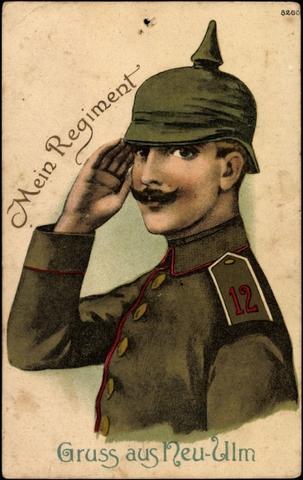 Pickelhaube eines Deutschen Soldaten - (Geschichte, Weltkrieg, Helm)