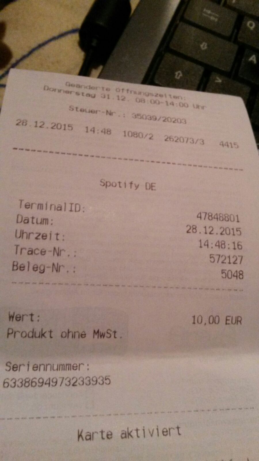 Spotify Guthaben aufladen ohne Geschenkkarte mit Beleg? (Code) Spotify Guthaben aufladen ohne Geschenkkarte mit Beleg? (Code)