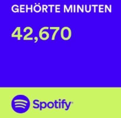 Spotify Jahresrückblick? (Musik, Smartphone)