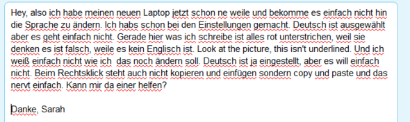 Da das Unterstrichene. - (Sprache, Windows 10, Einstellungen)