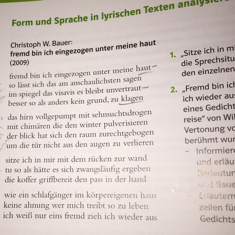 Sprachstil Und Stilmittel In Gedichten Herausfinden Deutsch Gedicht