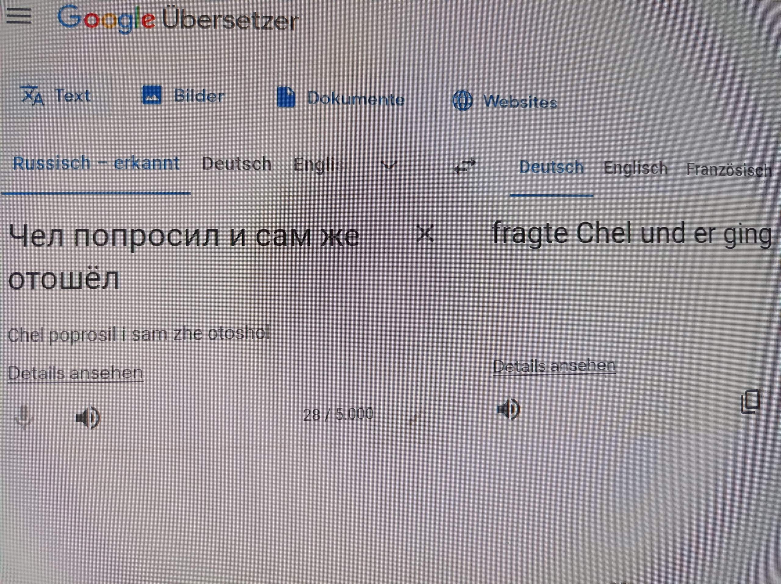 Spricht jemand russisch und kann mir das bitte sinngemäß übersetzen