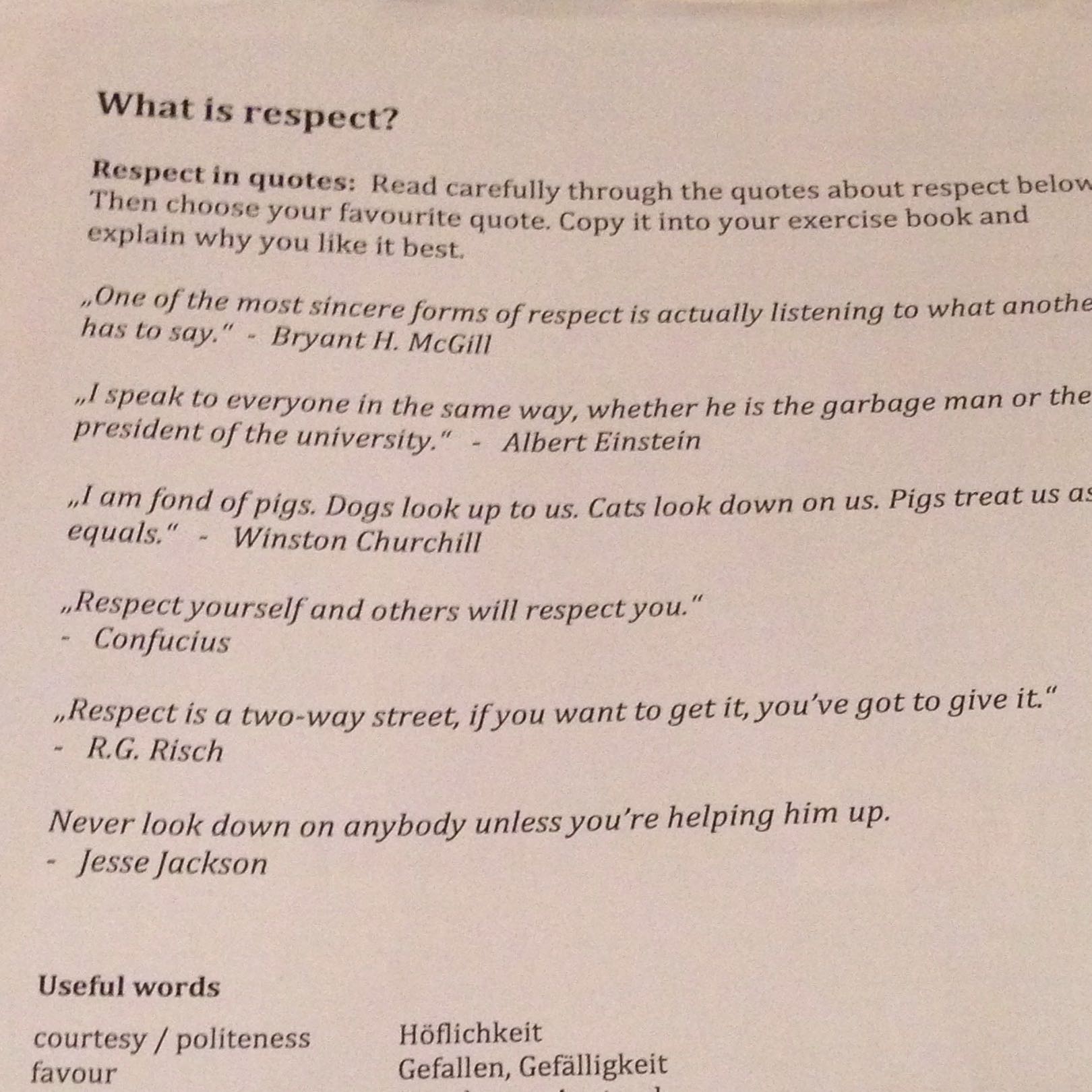 Get Sprueche respekt englisch HD Sprueche Respekt Englisch