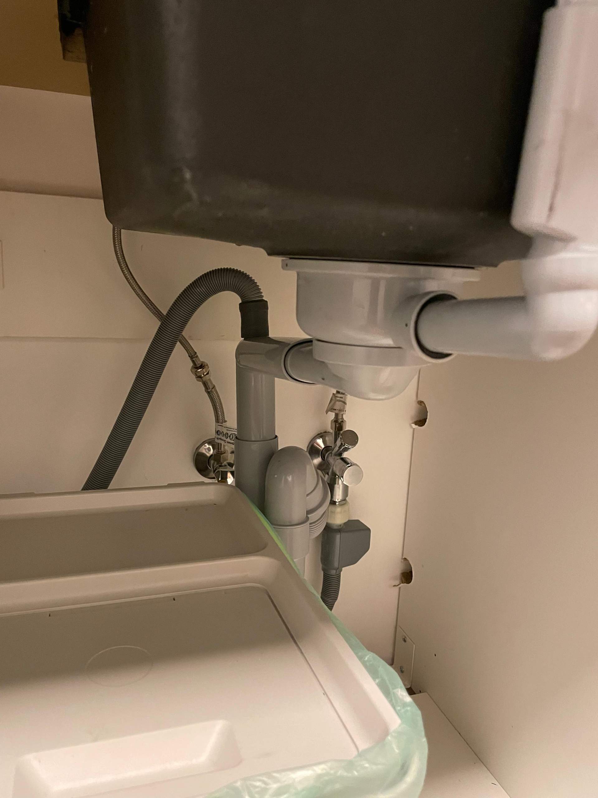 Spülmaschine Abfluss so ok? (Sanitär, Klempner, Abwasser)