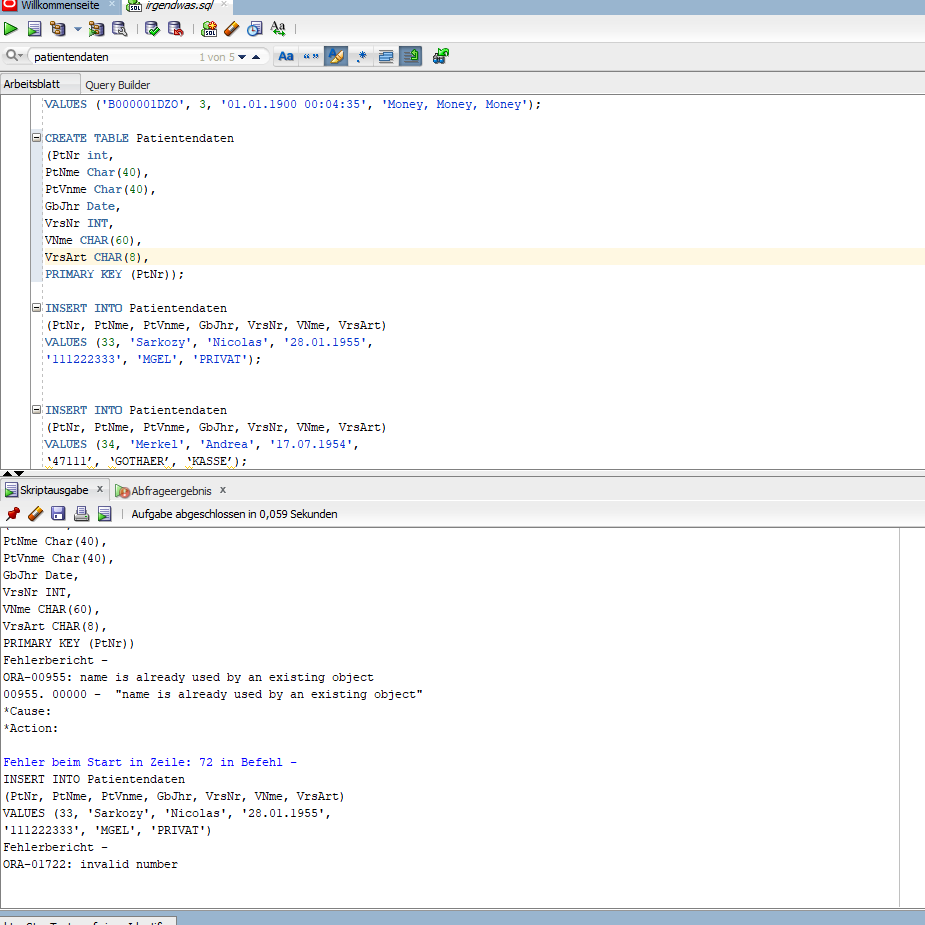 Oracle Sql Insert Into Too Many Values