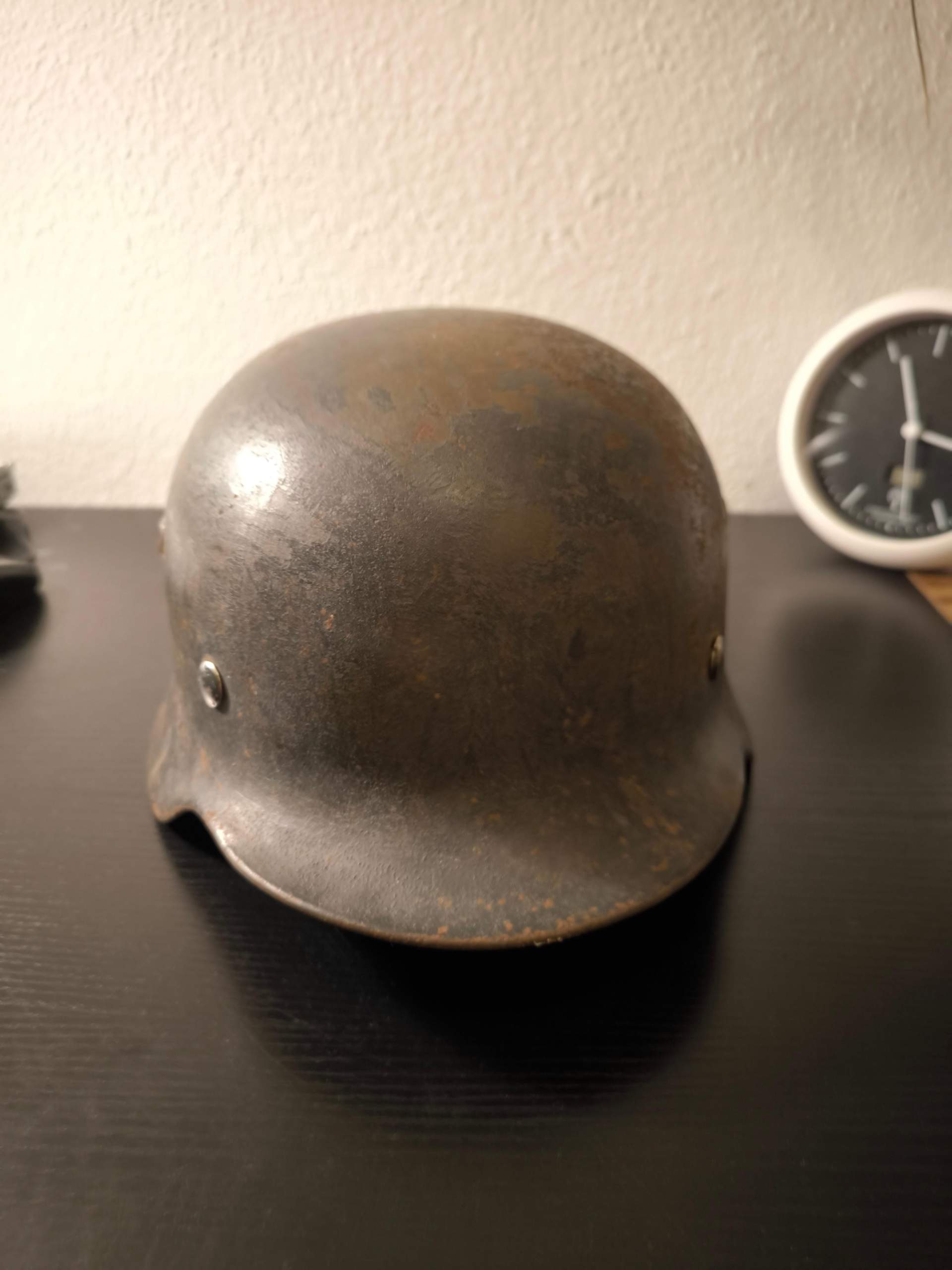 Stahlhelm Aus Dem 2 Weltkrieg Stahlhelm Wert? (Zweiter Weltkrieg, Fund)