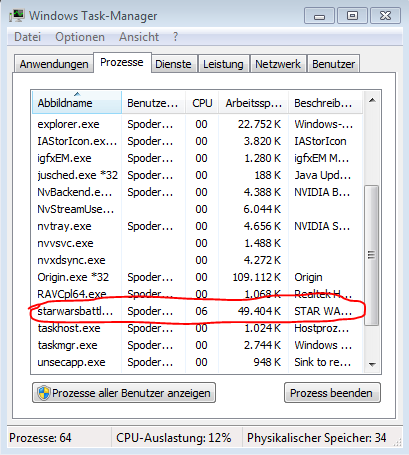Hier ist der Prozess - (PC, Gaming, PC-Spiele)