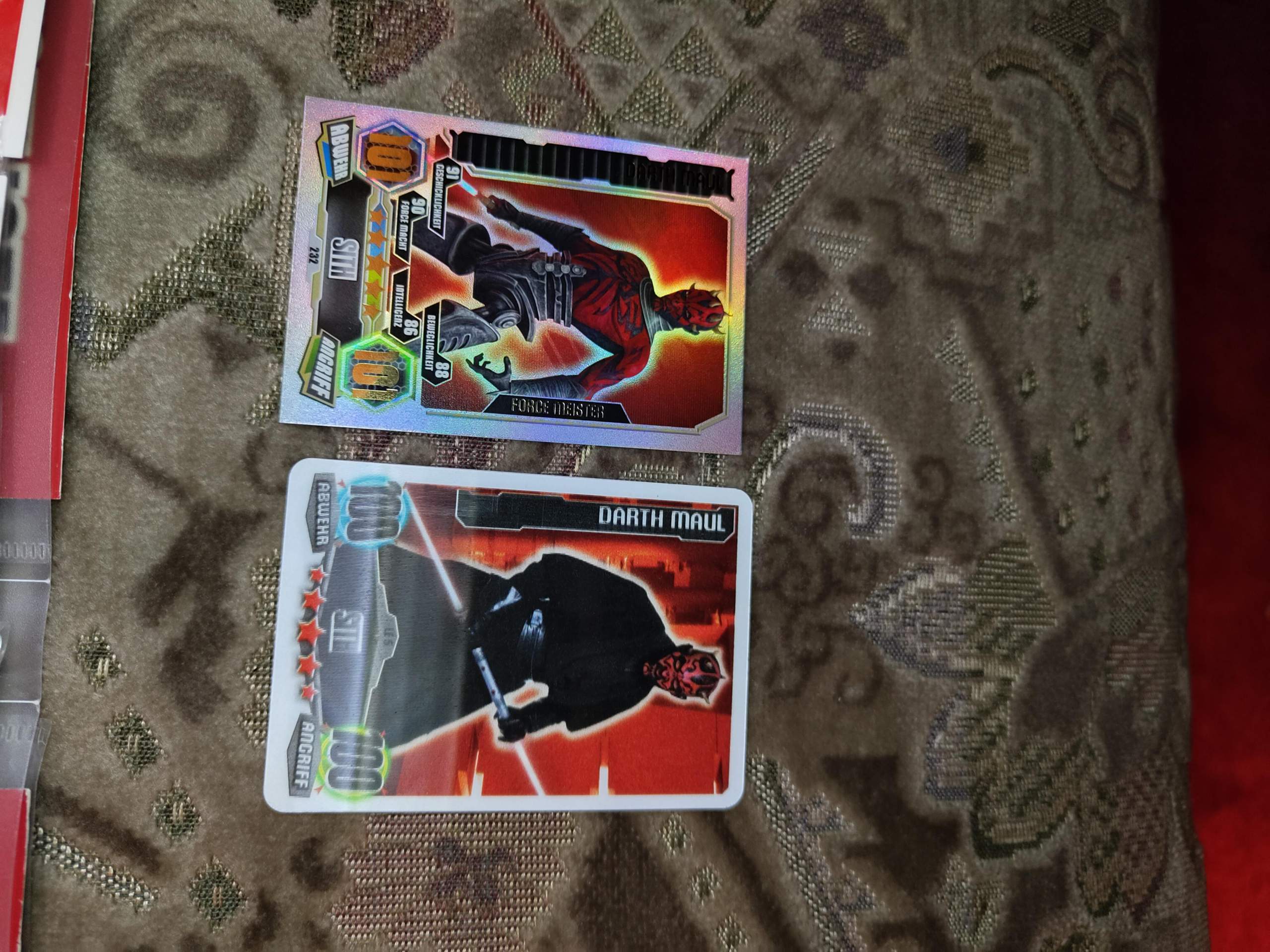 Star Wars Force Attax Serie 3 Darth Maul www.gutefrage.net