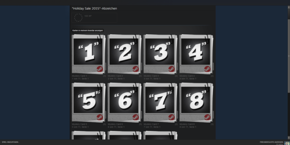 Steam Sammelkarten - (Steam, mysteriös)