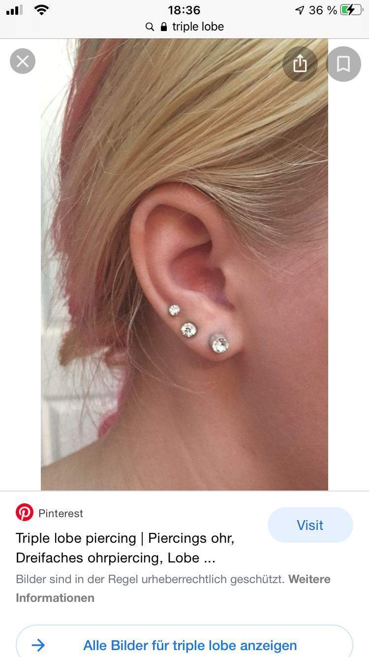 Stechen Juweliere auch das zweite und dritte Ohrloch? (Piercing, Ohrringe)