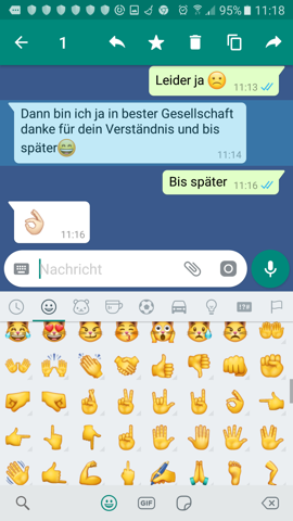 Stehe Auf Dem Schlauch Was Bedeutet Dieses Zeichen Whatsapp Symbol Smiley