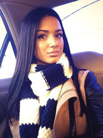 schwarz braune haare