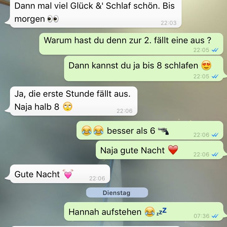 sie steht auf mich