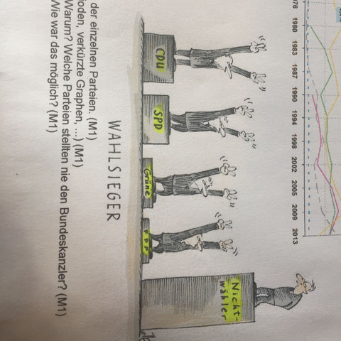 Die Karikatur - (Schule, Sozialkunde, 9.Klasse)
