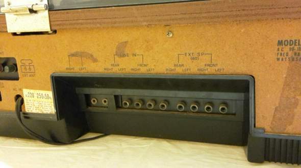 Stereoanlage RS 888 S Panasonic,Hilfe beim anschließen der Boxen?