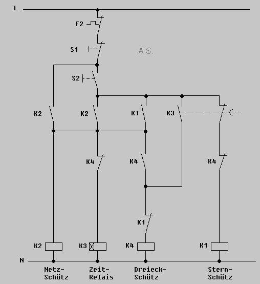Stern Dreieck Schaltung (Computer, Technik, Elektronik)